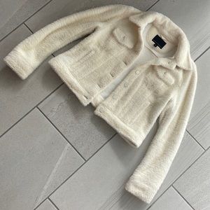 Banana Republic Faux Fur Jacket